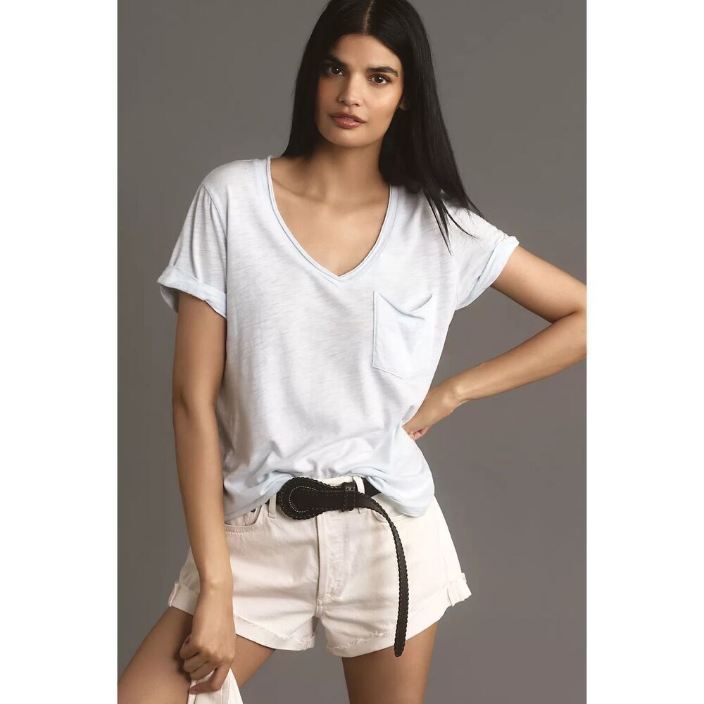 ✨The Lars Classic V-Neck Sz Small Mint Tee by T.La✨
